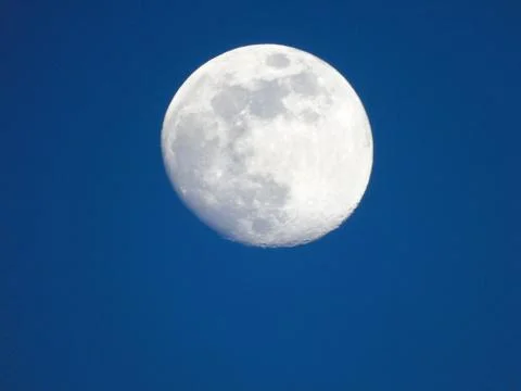 Moonlight by day Foto stock