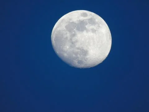 Moonlight by day 스톡 사진