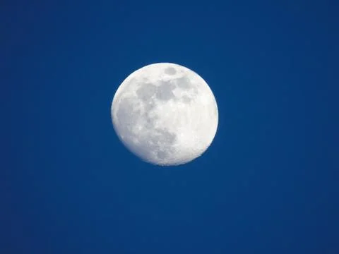 Moonlight by day 스톡 사진