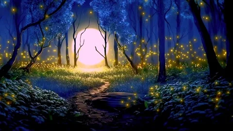 Moonlight on the mountains Stock Footage 273746581