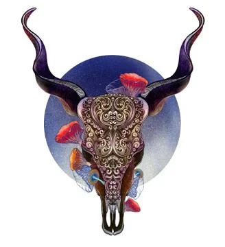 Moonlight night Stock Illustration