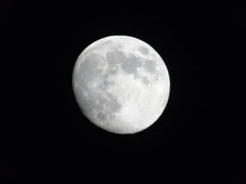 Moonlight over the city Stock Photos