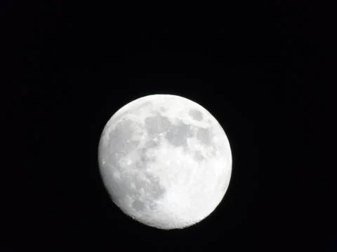 Moonlight over the city Stock Photos
