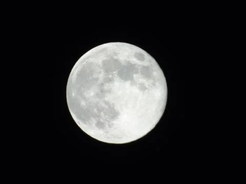 Moonlight over the city Stock Photos