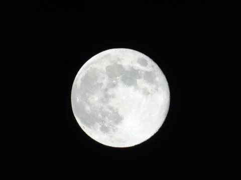 Moonlight over the city Stock Photos