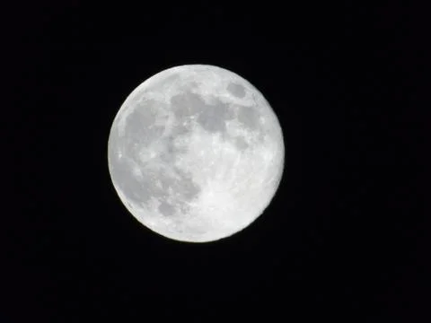 Moonlight over the city 스톡 사진