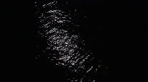 MOONLIGHT PATERNS ON WATER Stock Footage 68993053