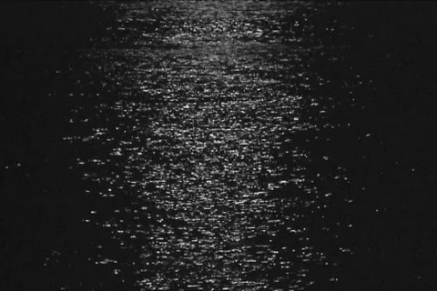 Moonlight reflected in the sea   Video stock 113957