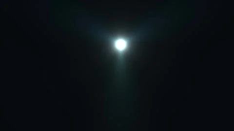 Moonlight shining through darkness creating a bright spot Stock Footage 338226651