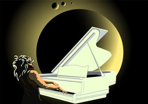 Moonlight Sonata Stock Illustration