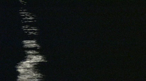 Moonlight On Water Video stock 85723