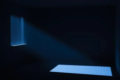 Moonlight from the window Stock Illustration