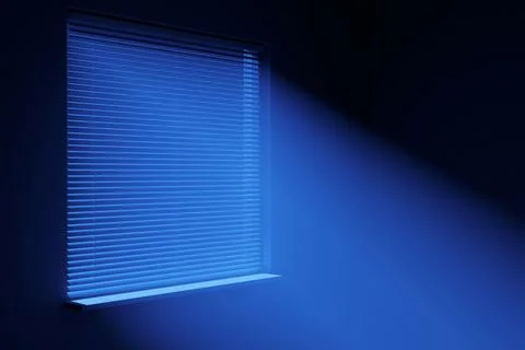 Moonlight from the window Stock Illustration