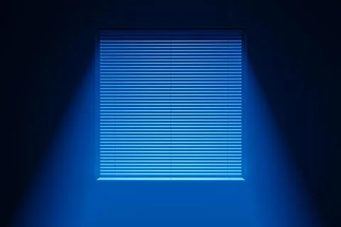 Moonlight from the window Stock Illustration