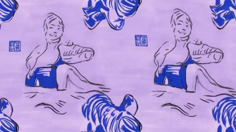 Moonlit Fish Trail – Diagonal Motion Stock Footage 306525845