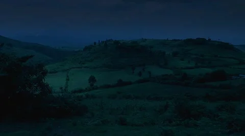 Moonlit Mountain Stock-Footage 45432772