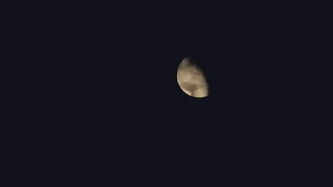 Moonlit Night Sky Stock Footage 282927406