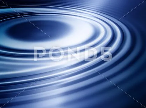 Moonlit ripples Stock Illustration