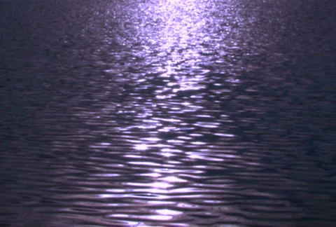 Moonlit Water 1 Video stock 285045