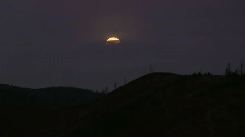 Moonrise Time Lapse 2 Stock Footage 326901