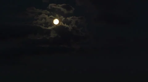 Moonrise Time Lapse over vineyard Stock Footage