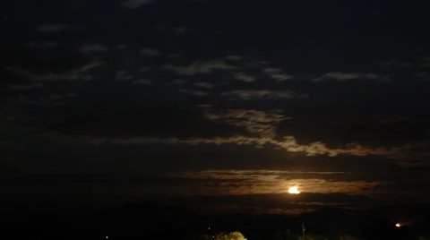Moonrise Timelapse Stock Footage 47938898
