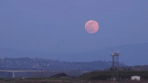 Moonrise Timelapse Stock Footage 128071367
