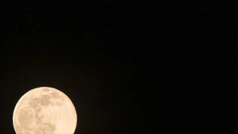Moonrise Timelapse - Moon Passing Stock Footage 171759534