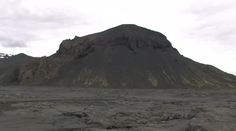 Moonscape in Iceland Stock Footage 35938104