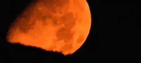 Moonset Video stock 204952838