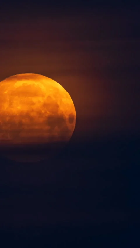 Moonset Stock Footage 293155584