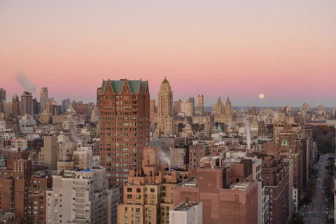 Moonset Sunrise Timelapse Stock Footage 167930563