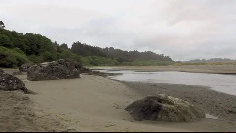 Moonstone Beach 3 Stock Footage 105460867