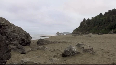 Moonstone Beach Stock Footage 105459930
