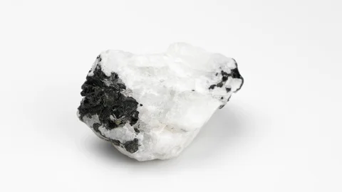 Moonstone on a white background. Stock Footage 118992303