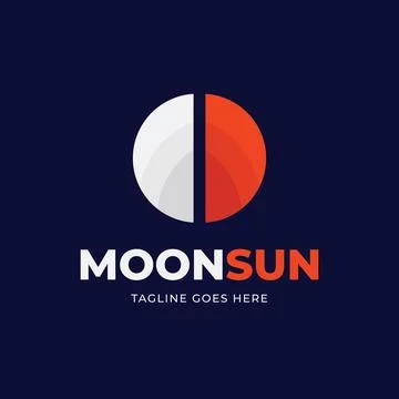 MoonSun Logo Stock Illustration