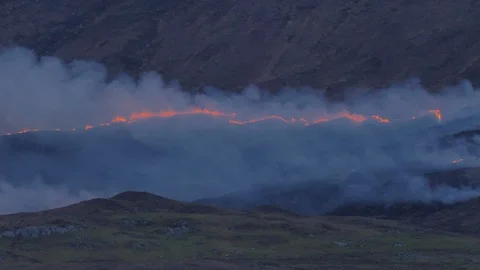 Moor on fire Video stock 108653018
