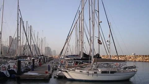 Moorage long Stock Footage 5486587