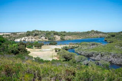 Moore river distance view Stock Photos