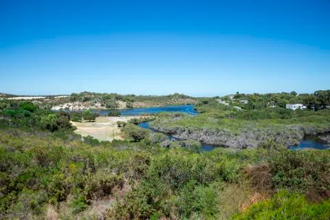 Moore river distance view Stock Photos