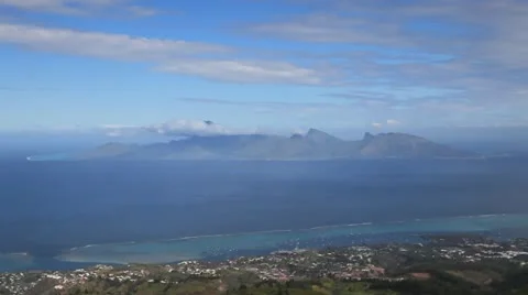 Moorea Island Stock Footage 11225211