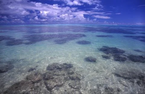 Moorea Lagoon Stock Photos