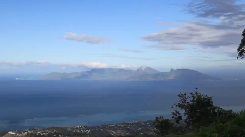 Moorea View Stock Footage 11226068