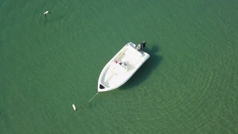 Moored boat Stock Footage 91536019