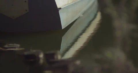 Moored boat Stock Footage 119332023