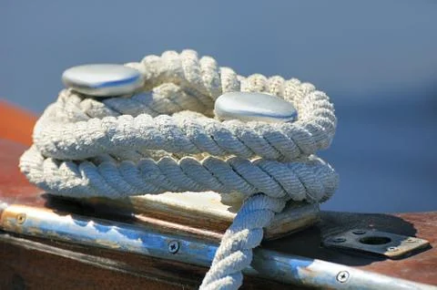 Moored boat Stock Photos