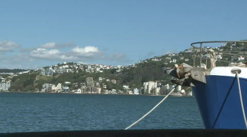 Moored boat time lapse Stock Footage 303016