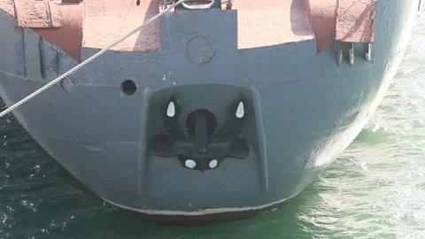 Moored ship Stock Footage 86423931