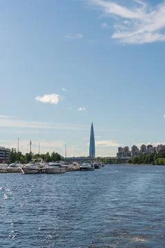 Moored yachts Stock Photos
