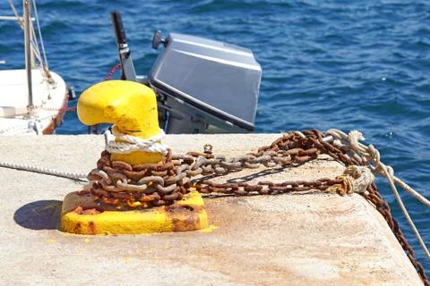 Mooring dock Stock Photos